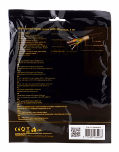 Gembird 3m HDMI M/M HDMI kabelis HDMI Type A (Standard) melns