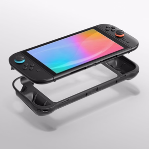 AmazingThing PlayShield Bunker aizsargstikls Nintendo Switch 2 - melns