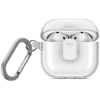 Uniq Glase Pro apvalks AirPods 4 - caurspīdīgs