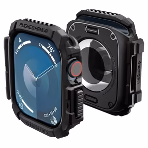 Spigen Rugged Armor viedtālruņa apvalks Apple Watch 10 (42mm) - melns