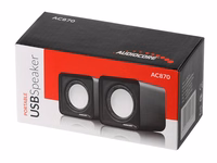 Audiocore AC870 B 2-way 3 W melns, pelēks Wired