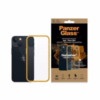 PanzerGlass ClearCase antibakteriālais viedtālruņa apvalks ar Military Grade sertifikātu iPhone 13 Mini - caurspīdīgs dzeltens