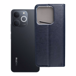 SMART MAGNETO grāmatas tipa viedtālruņa apvalks REALME NOTE 70 tumši zils