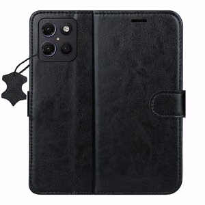 Smart Luxe ādas maciņš Motorola Moto G15 / G15 Power / G17 / G17 Power brūns
