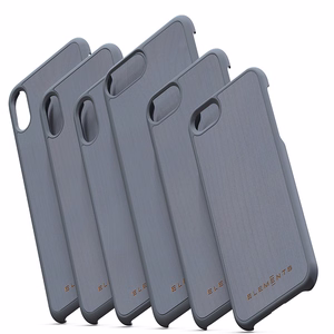 Nordic Elements Original Gefion vāciņš ierīcei iPhone XS Max, ar dabīga kļavas koka apdari, vidēji pelēks