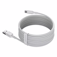 Baseus kabelis Simple Wisdom USB - USB-C 1,5 m 5A balts 2 gab.