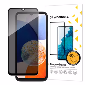 Wozinsky Privacy Glass rūdīts stikls Samsung Galaxy A14 5G / Galaxy A14 ar Anti Spy privātuma filtru