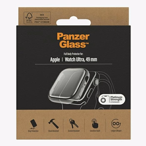PanzerGlass pilna korpusa apvalks Apple Watch Ultra 49mm - caurspīdīgs