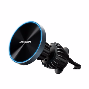 Joyroom magnētiskais automašīnas turētājs 15W bezvadu lādētājs gaisa ventilācijai - melns (JR-ZS240 Pro)