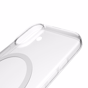 Чехол Puro 0.3 MAG ультратонкий TPU совместимый с MagSafe для iPhone 17 - прозрачный