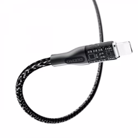 USB kabelis Dudao "L22L" pelēks "Lightning" 100cm (līdz 30W)