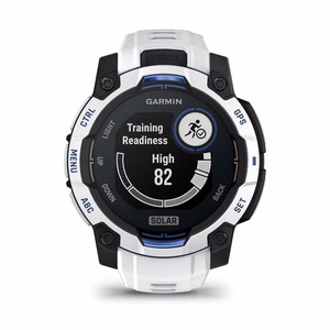 Garmin Instinct 3 Solar pulkstenis, 45 mm, balts