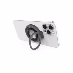STM MagLoop 3-in-1 MagSafe piederums iPhone: pirksta cilpa, statīvs un pudeļu attaisāmais, pelēks