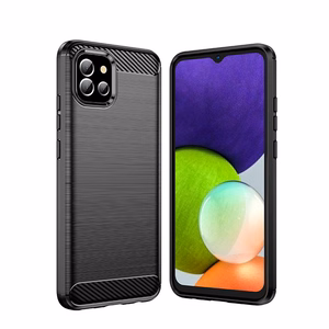 Carbon Case elastīgs apvalks Samsung A03S EU (166.5) melns