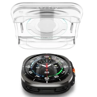 Spigen Glas.TR EZ Fit rūdīts aizsargstikls Samsung Galaxy Watch Ultra (47mm) - caurspīdīgs (2 gab. komplekts)