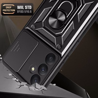 Tech-Protect CamShield Pro viedtālruņa apvalks Samsung Galaxy S24 FE - melns