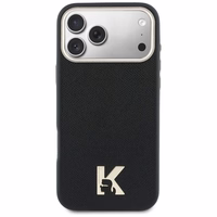 Karl Lagerfeld Karl Head Logo MagSafe futrālis iPhone 17 Pro Max - Melns