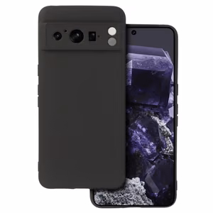 Matēts aizmugurējais viedtālruņa apvalks GOOGLE PIXEL 8 PRO melns