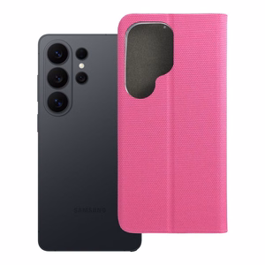 SENSITIVE grāmatas tipa viedtālruņa apvalks SAMSUNG S26 Ultra gaiši rozā