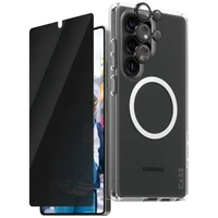 CARE by PanzerGlass Flagship 3in1 viedtālruņa apvalks + privātuma stikls + lēca Samsung Galaxy S25 Ultra