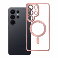 ELECTRO MAG COVER viedtālruņa apvalks ar MagSafe SAMSUNG S26 Ultra rozā zelta krāsas