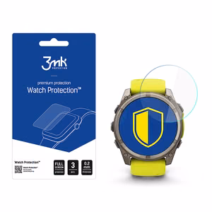 Hibrīda stikls 3mk pulksteņa aizsardzība FlexibleGlass Garmin Fenix 8 Solar/Sapphire 51mm