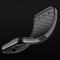 Thunder viedtālruņa apvalks elastīgs bruņu apvalks Samsung Galaxy A73 melna