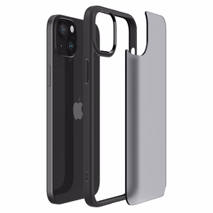 Spigen Ultra Hybrid viedtālruņa apvalks iPhone 15 Plus - Melns