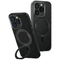 Uniq Swivix 360 rotējošs statīvs viedtālruņa apvalks iPhone 16 Pro - melns