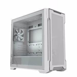 Gigabyte GB-C102GI Midi Tower Case, Transparent Panel, MicroATX/MiniITX, White, C102GI