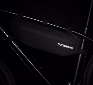 Rockbros AS-043 Velcro velosipēda soma, 3l - melna