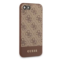 Guess 4G Stripe Collection viedtālruņa apvalks iPhone 7 / 8 / SE 2020 / SE 2022 - Brūns