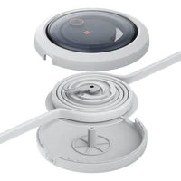 Ātrās uzlādes kabelis 3in1 Baseus Free2Draw USB-C uz USB-C/Lightning/Micro 100W, 1,1 m (balts)