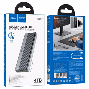 Hoco HB47 M.2 M.2 SSD korpusa USB3.1/6Gbps
