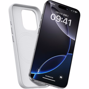 Benks magnētiskais Vita Pro silikona viedtālruņa apvalks Iphone 16, pelēks