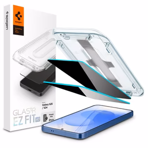 Spigen Glas.TR "Ez Fit" Privacy HD 2 komplekts privātuma stikls Samsung Galaxy S24 / S25
