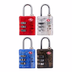Dunlop TSA combination luggage lock, white