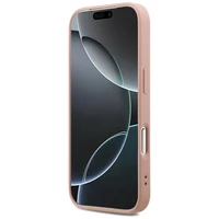 Guess Fiksēts Mirdzošs Liels 4G viedtālruņa apvalks iPhone 17 Pro - rozā