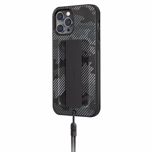 Uniq Heldro viedtālruņa apvalks iPhone 12 Pro Max - melns kamuflāža