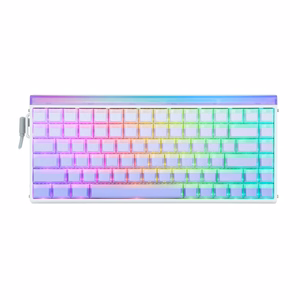 HERO84 HE White+Purple+Gradient+LIGHT JadeKing RGB AULA gasket tastatūra