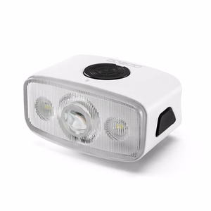 Rockbros QC1200 priekšējais velosipēda lukturis, 1200lm, USB-C – krāsa: balta