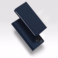 Dux Ducis Skin Pro apvalks Samsung Galaxy A55 5G - ar flip funkciju un kartes nodalījumu - zils