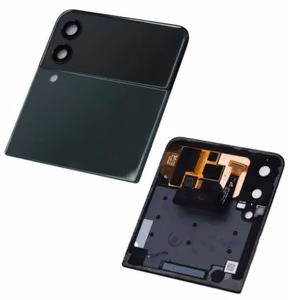Дисплей Samsung F711 Z Flip3 5G с сенсорным экраном и рамкой (внешний) чёрный оригинал (б/у Grade C)