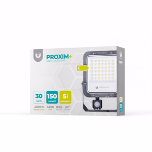 LED прожектор PROXIM+ 30W 4000K 4500lm PIR 230V IP65 Forever Light 150lm/W гарантия 5 лет