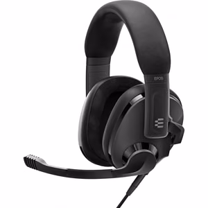 Sennheiser EPOS H3 vadu spēļu austiņas ar mikrofonu, 3,5 mm / USB – melnas