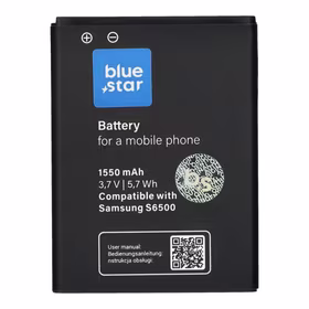 Portatīvais lādētājs Samsung Galaxy Mini 2 S6500 / Galaxy Young S6310 / Galaxy Ace Plus S7500 1550 mAh Blue Star Premium