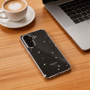 Tech-Protect FlexAir maciņš Samsung Galaxy A27 5G, caurspīdīgs ar spīdumiem