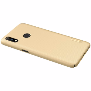 Nillkin Super Frosted Shield vāciņš ierīcei Realme 3 Pro / Realme X Lite, zelta krāsā