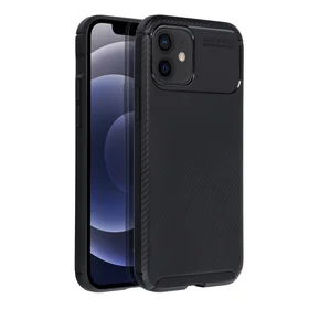 Viedtālruņa apvalks CARBON PREMIUM IPHONE 12 / 12 Pro melns