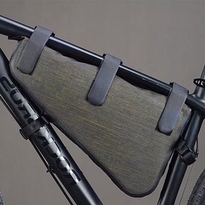 Rockbros AS-017 velosipēda rāmja soma 5 l - tumši zaļa